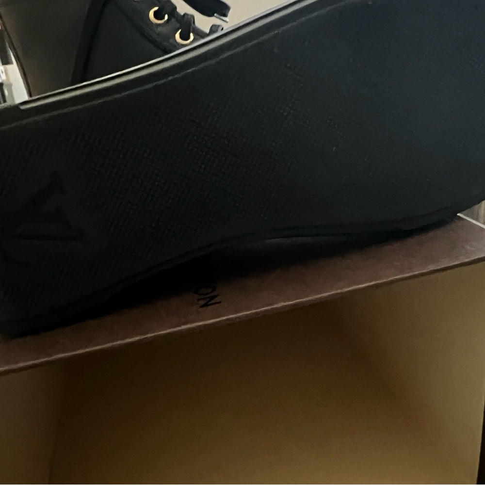 Louis Vuitton Black and Gold Studded booties - Picture 6 of 9